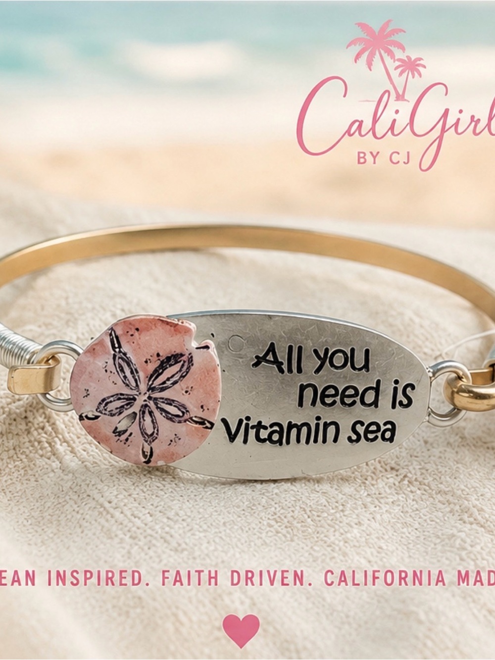 Caligirl Women’s Vitamin Sea Beach Bracelet , New